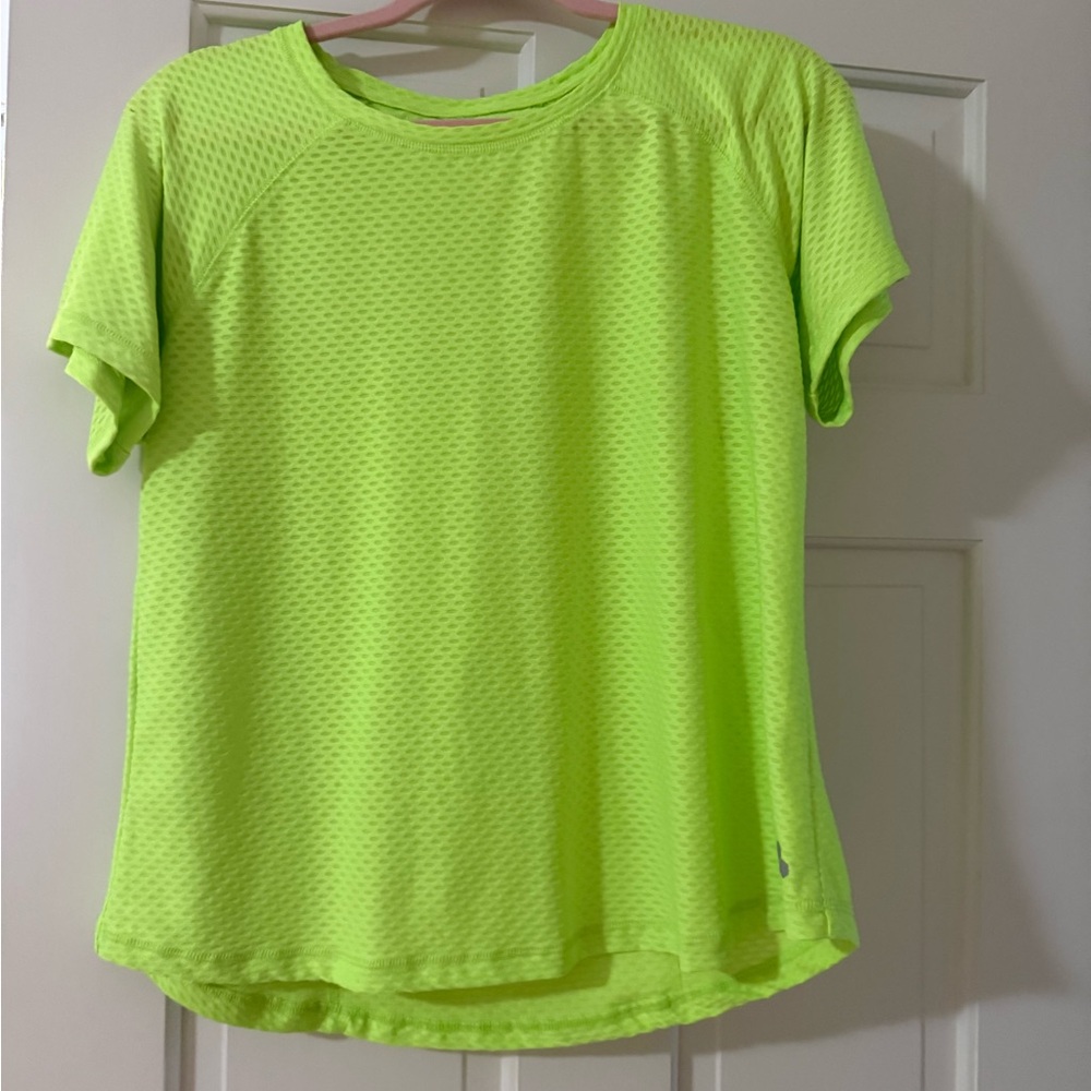 Women's Neon Green Athletic Top